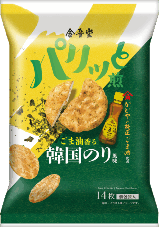 パリッと煎
ごま油香る 韓国のり風味